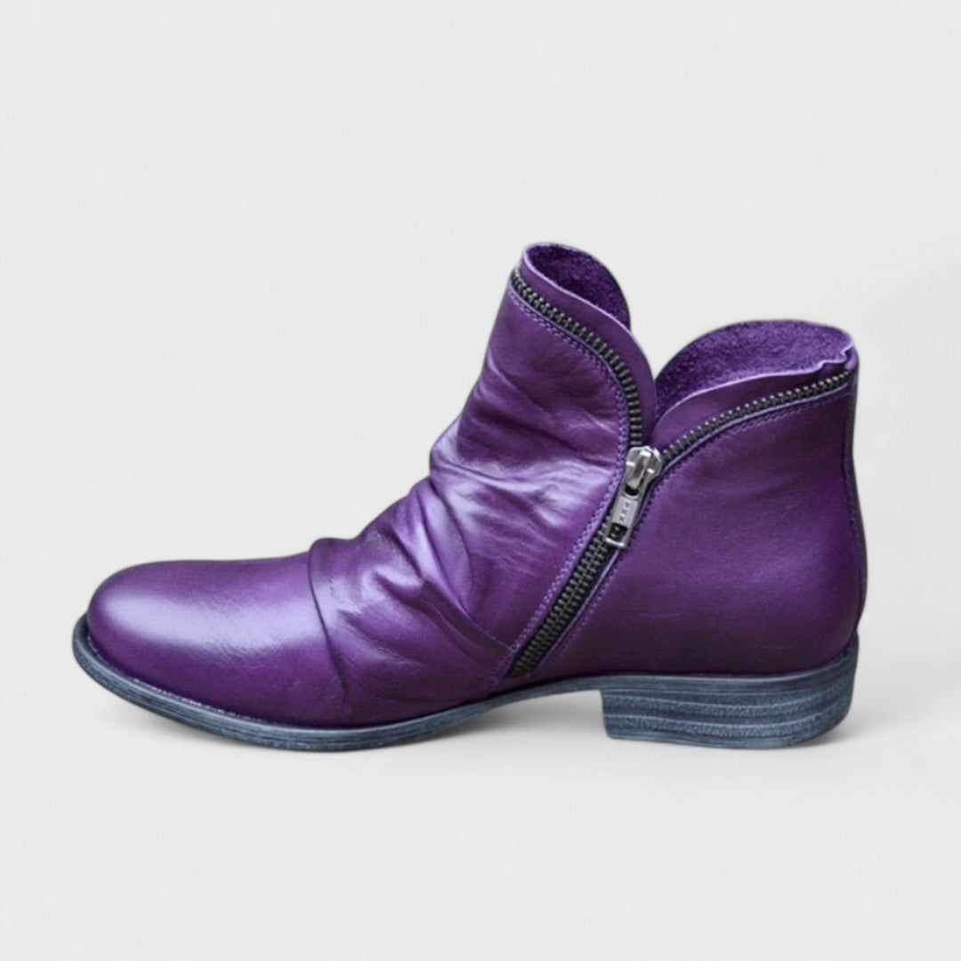 Amethysta | Women's Purple Ankle Boots - Purple - Image 1