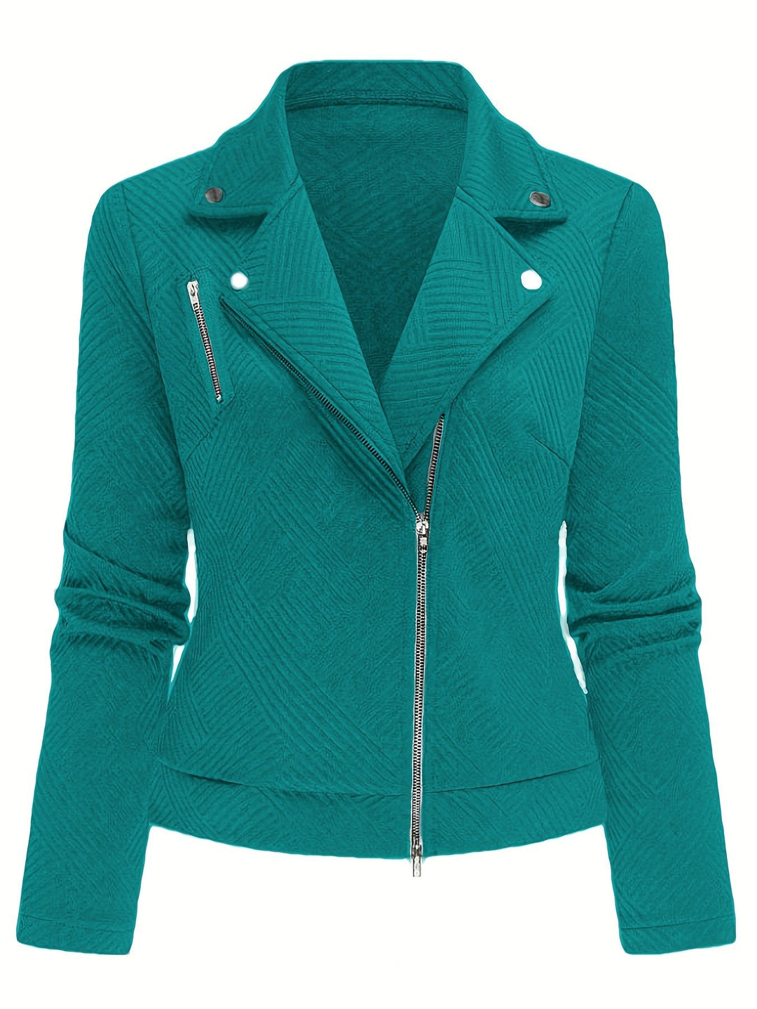 Colvara | Women's Biker Jacket Zip-Up Moto - Image 1