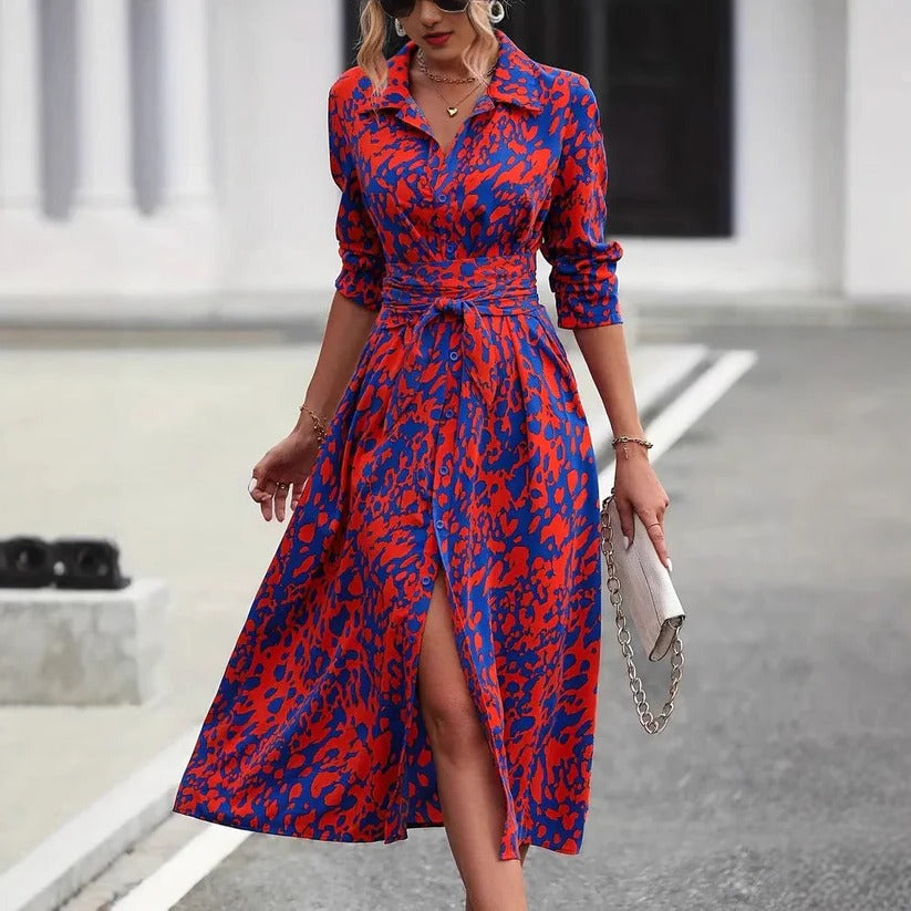 Cordelia

Wait, | Women's Button Down Midi Shirt Dress - Image 1
