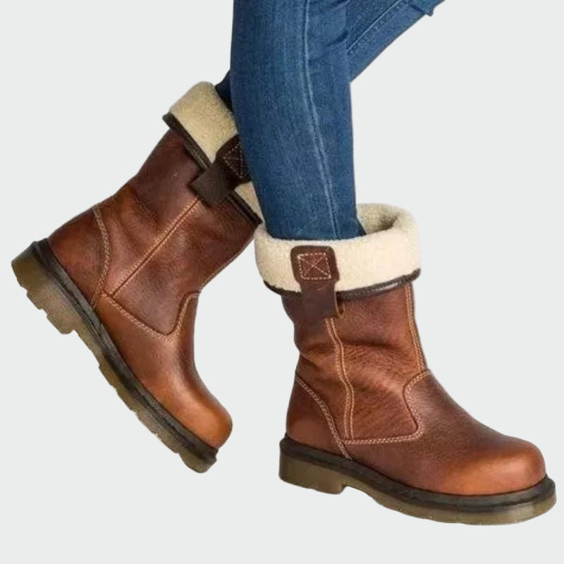 Gwendara | Women's Waterproof Winter Boots - Brown - Image 1
