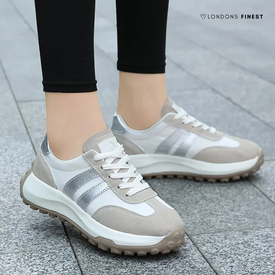 Matilda | Women's Comfort Sports Trainers - Grey - Image 1