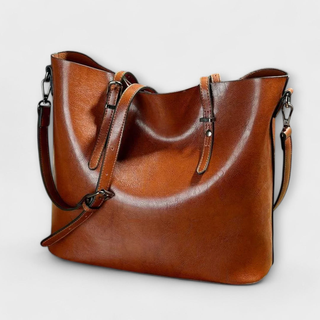 Oriana | Women's Brown Shoulder Bag - Brown - Image 1