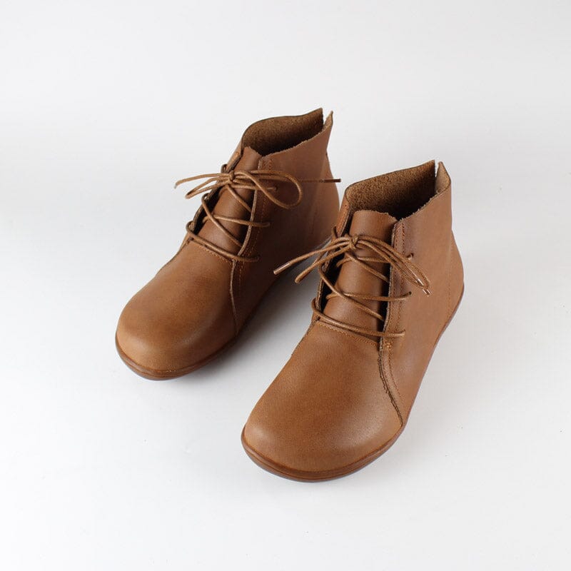 Ottilie | Women's Brown Lace Up Ankle Boots - Brown - Image 1
