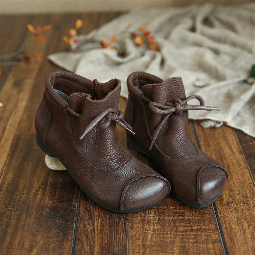 Priscilla | Bequeme braune Damen-Stiefeletten - Braun - Bild 10
