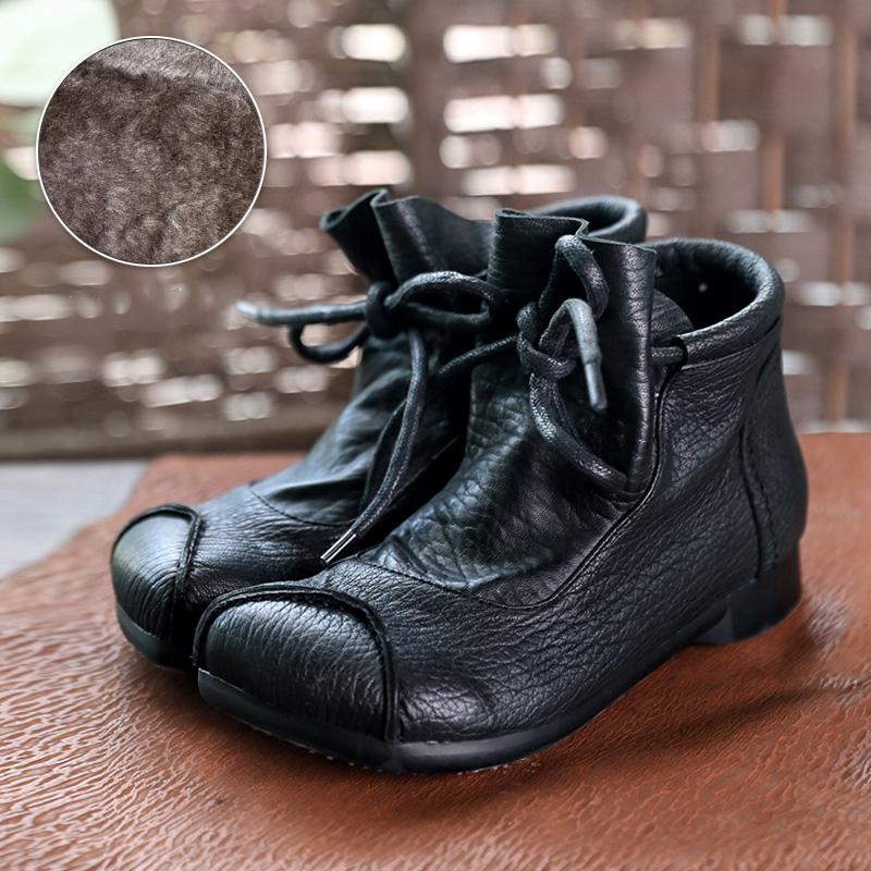 Priscilla | Damen Bequeme Braune Knöchelstiefel - Braun - Bild 13