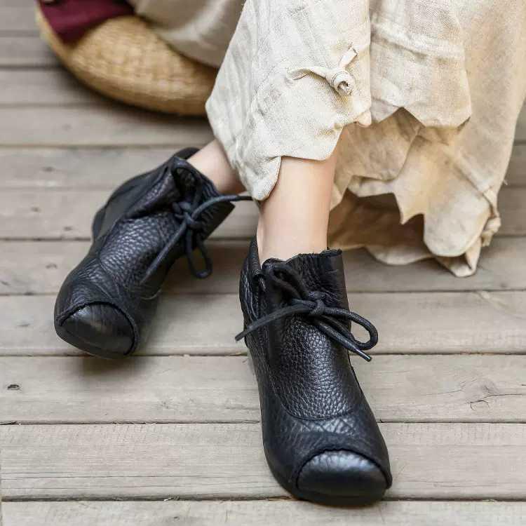 Priscilla | Bequeme braune Damen-Stiefeletten - Braun - Bild 3