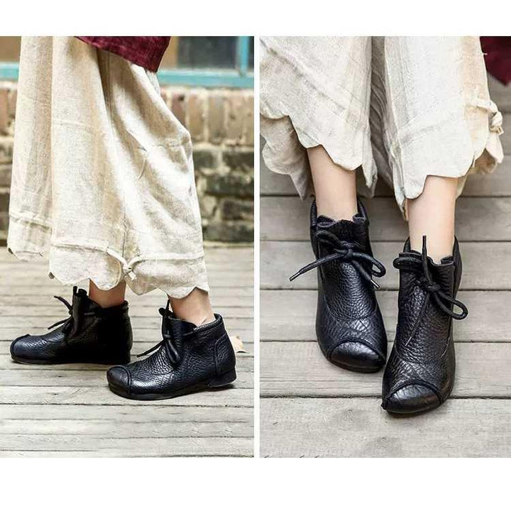 Priscilla | Bequeme braune Damen-Stiefeletten - Braun - Bild 4