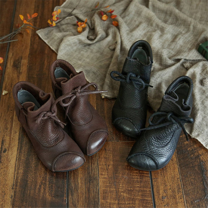 Priscilla | Bequeme braune Damen-Stiefeletten - Braun - Bild 5