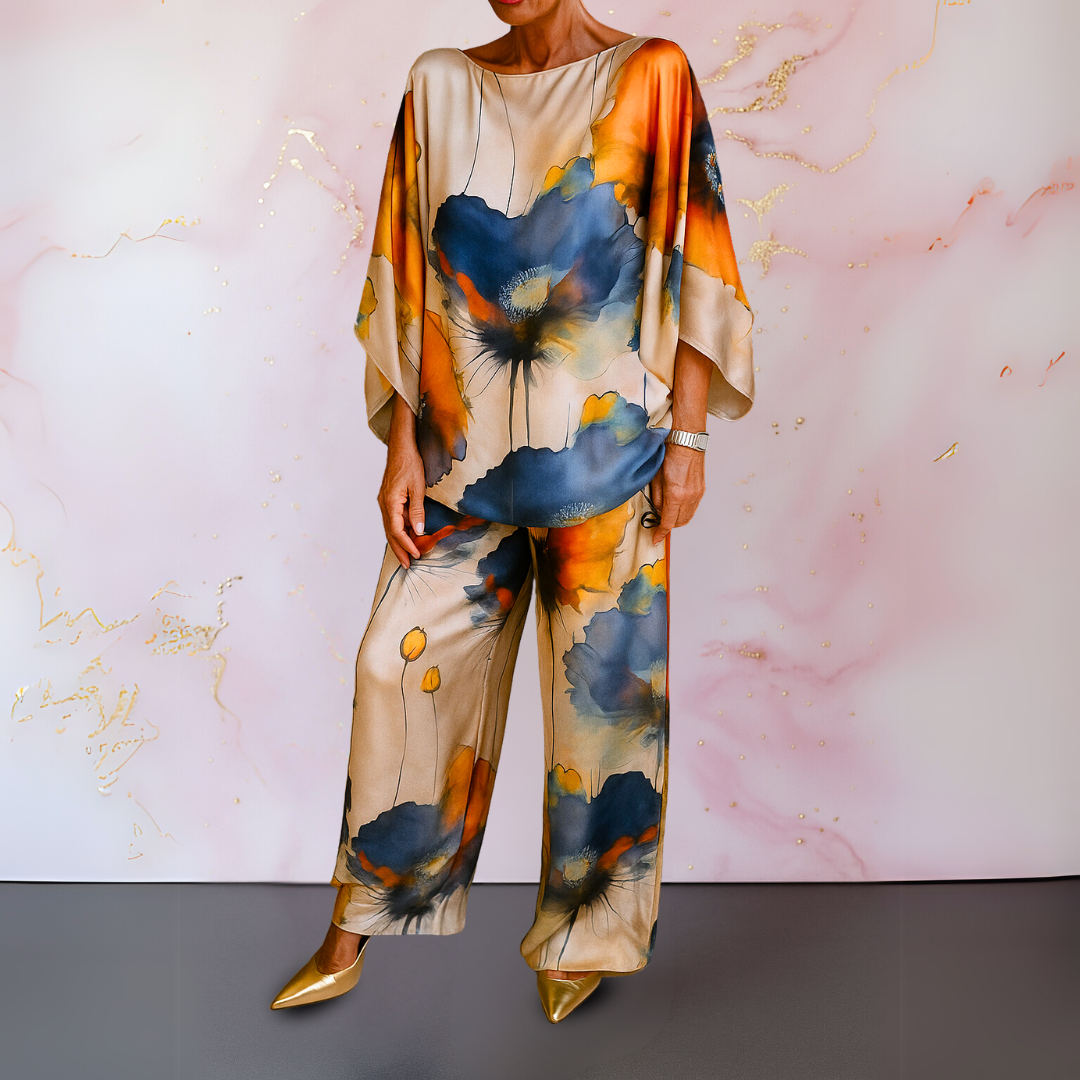 Quinley | Women's Floral Print Co Ord Set - Image 1