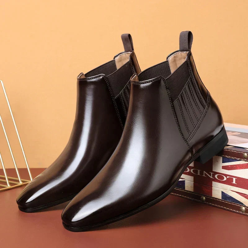 Rowena | Women's Chelsea Ankle Boot in Dark Brown - Dark Brown - Image 1
