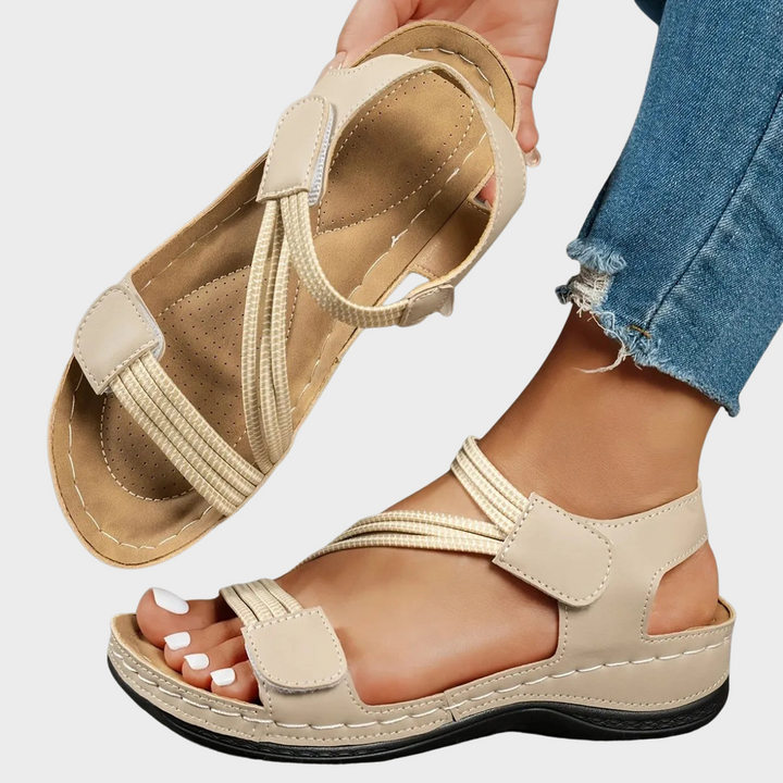 Vesperia | Verstellbare Komfort-Sandalen für Damen - Beige - Bild 1