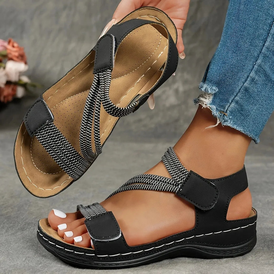 Vesperia | Damen verstellbare Komfortsandalen – Beige – Bild 3