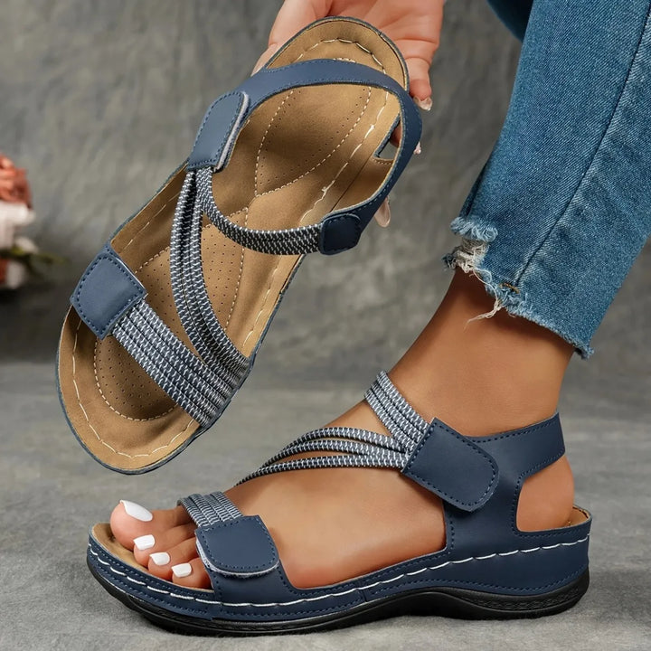 Vesperia | Damen verstellbare Komfortsandalen – Beige – Bild 6